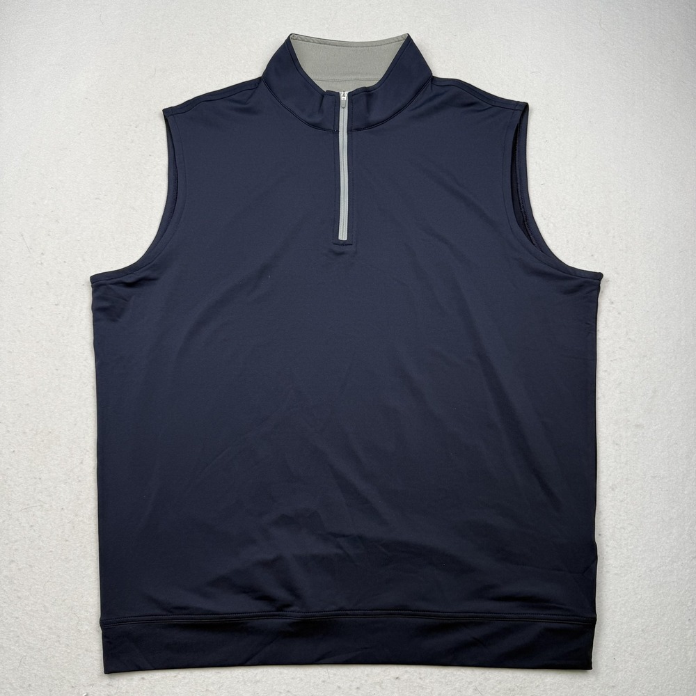 Peter Millar Navy Blue Sleeveless Vest